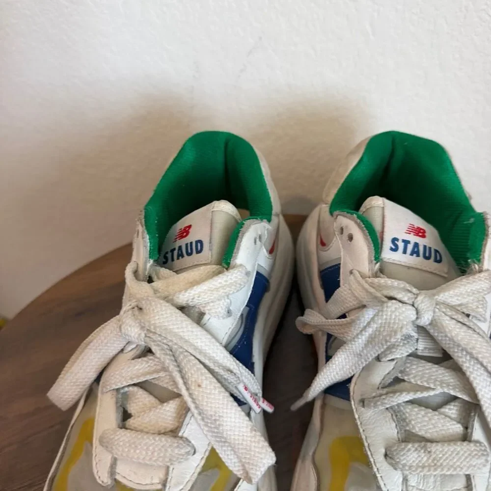 Staud X New Balance Multicolored Lace-Up Low-Top 57/40 Sneaker Men's Size 8.5